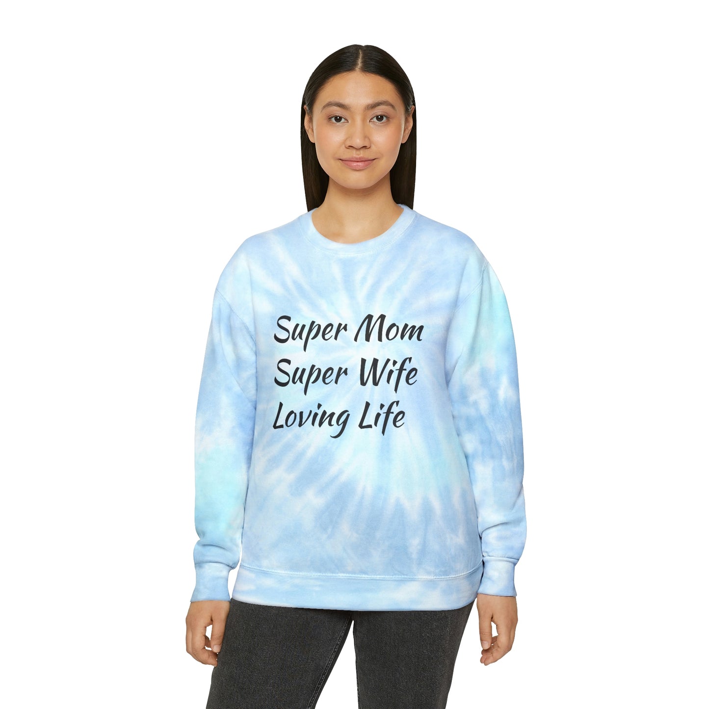 SuperMomly Tie-Dye Sweatshirt