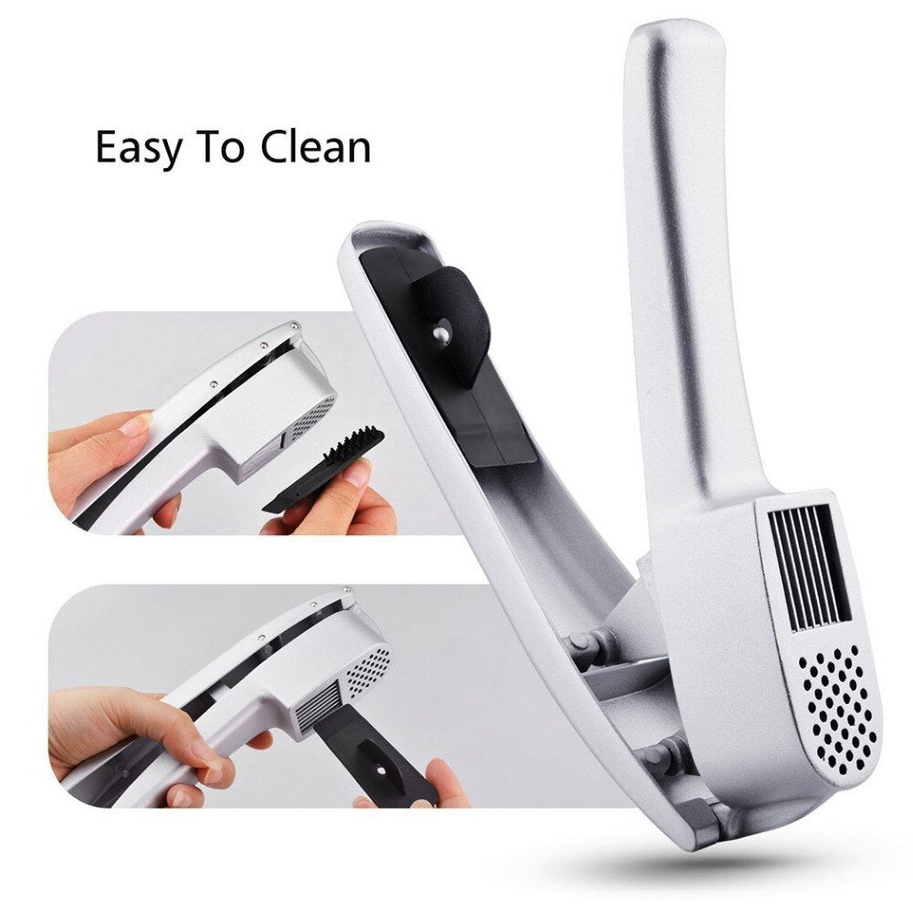 2 in 1 Garlic Press Mincer and Slicer